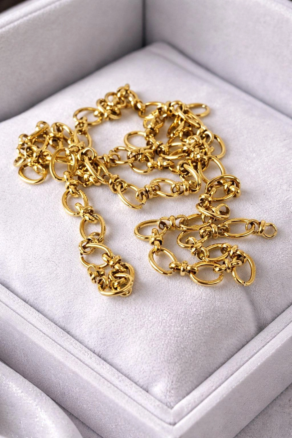 Pulsera Eslabones y Corazón - Imagen 3