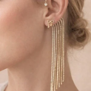 Set Ear Cuff Cascada Strass