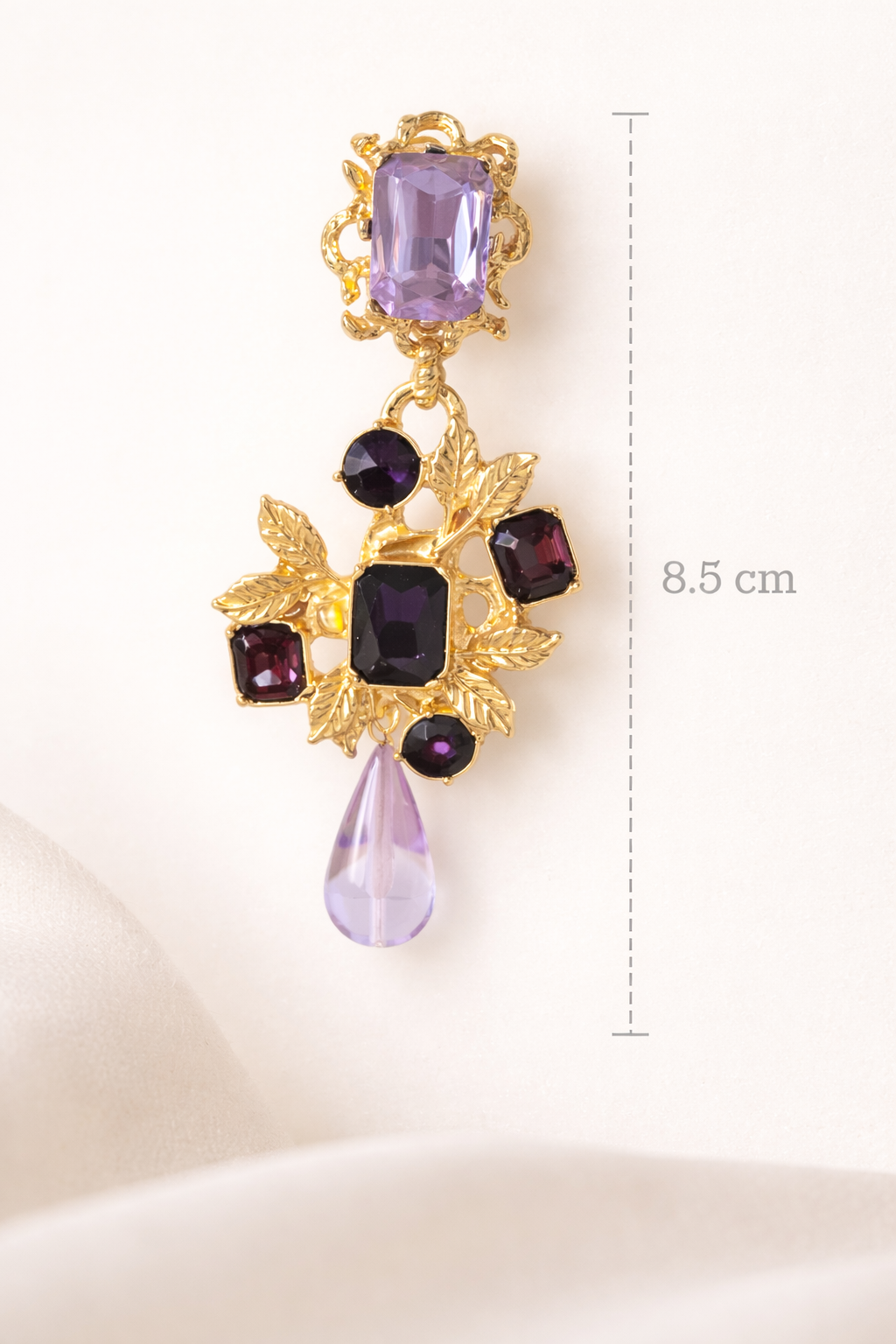 Pendientes Imperial Tonos Lila - Imagen 3