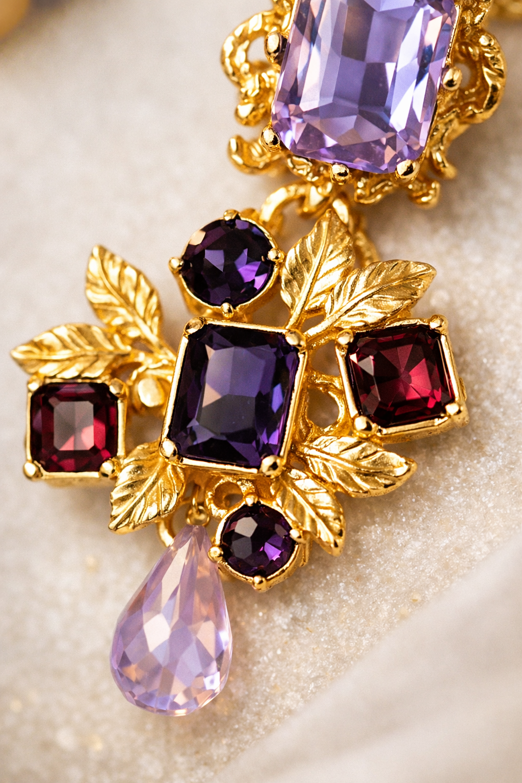 Pendientes Imperial Tonos Lila - Imagen 4