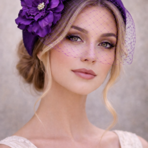 Diadema Tocado 'Lady Violet'