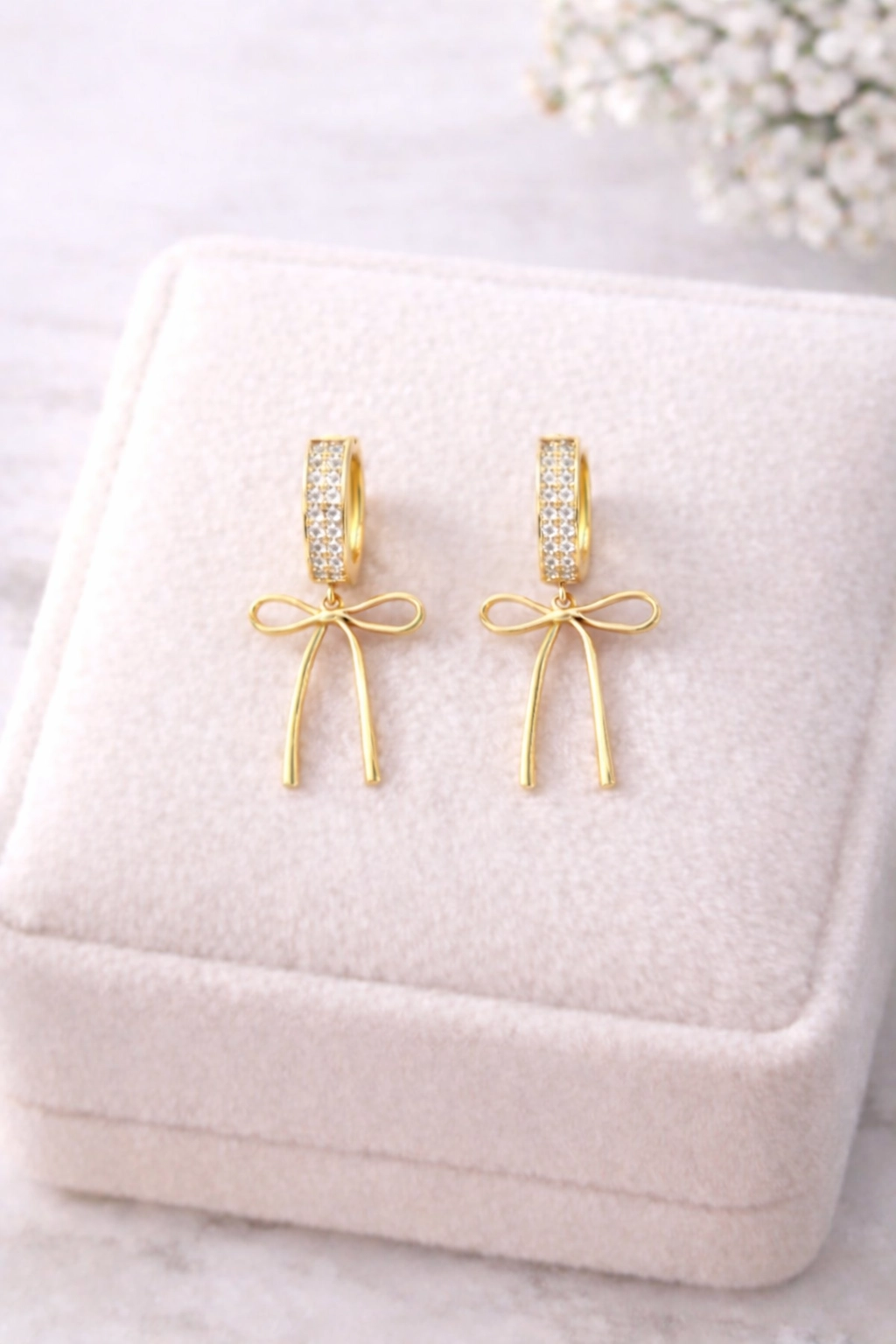 Pendientes Criolla Lazo Dorado - Imagen 2