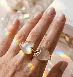 ANILLO CUARZO ROSA